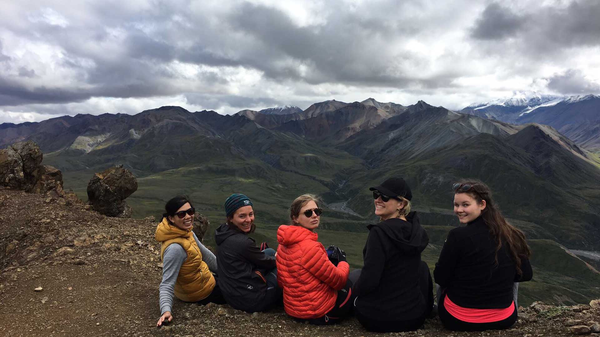 Denali Ladies Enjoying View